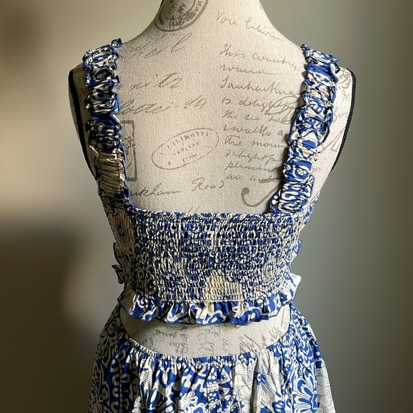 Floral Open Back Midi Dress - Picture 5 of 10